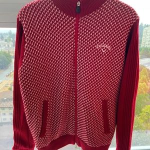 Callaway zip up knitwear sweater
